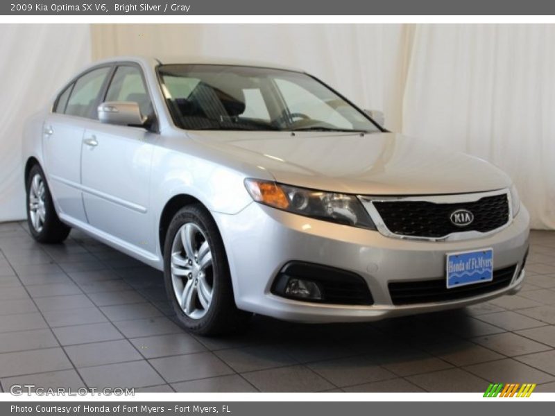 Bright Silver / Gray 2009 Kia Optima SX V6