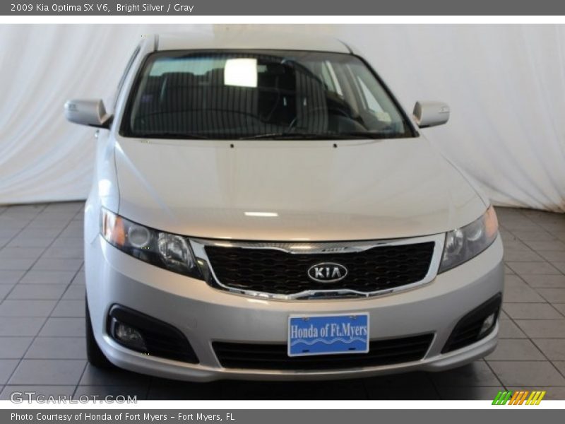 Bright Silver / Gray 2009 Kia Optima SX V6