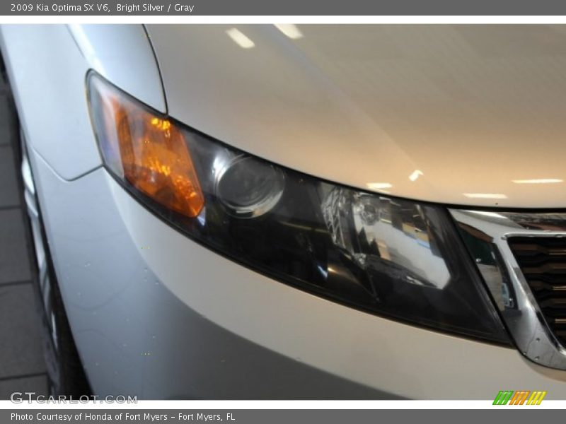 Bright Silver / Gray 2009 Kia Optima SX V6