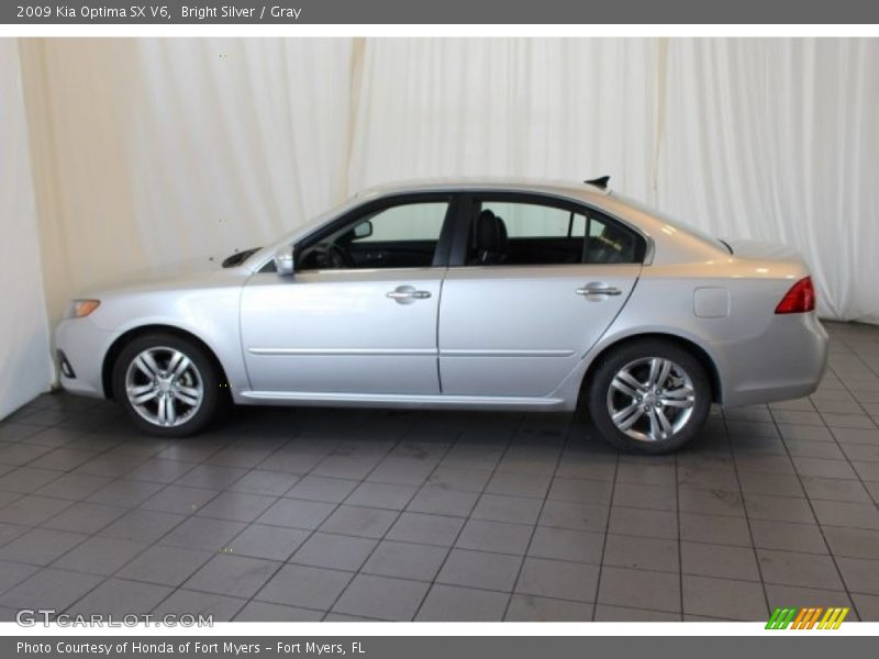 Bright Silver / Gray 2009 Kia Optima SX V6