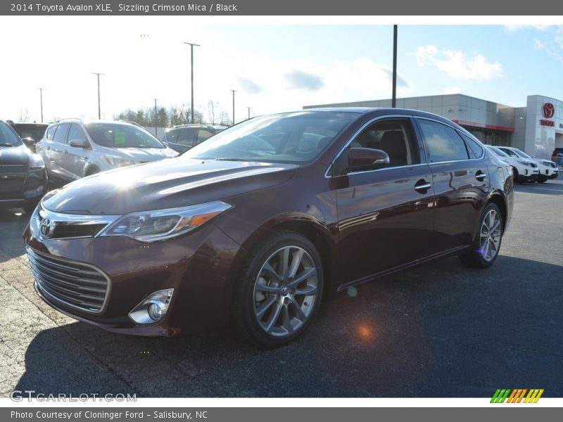 Sizzling Crimson Mica / Black 2014 Toyota Avalon XLE