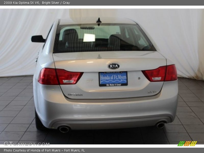 Bright Silver / Gray 2009 Kia Optima SX V6