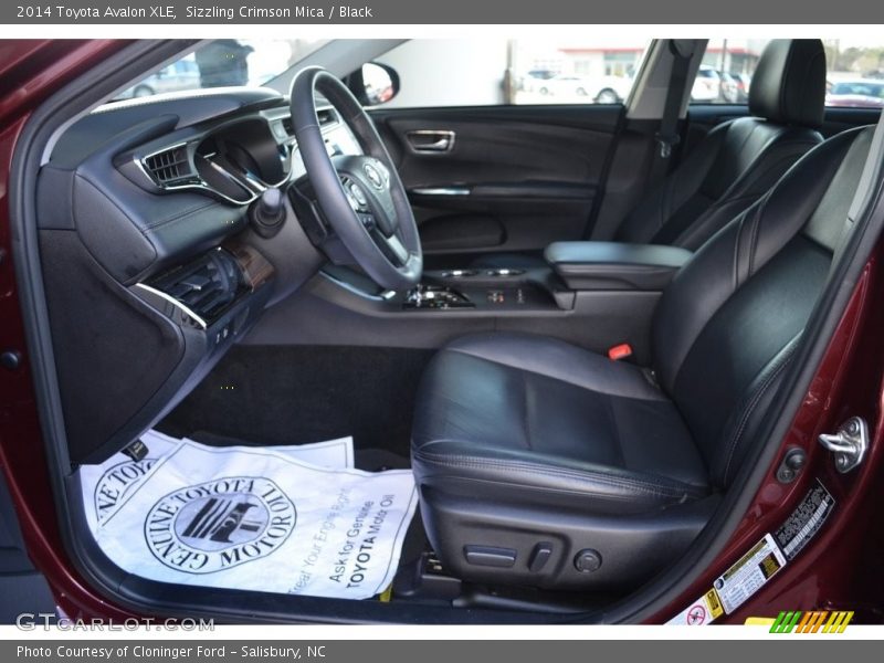 Sizzling Crimson Mica / Black 2014 Toyota Avalon XLE