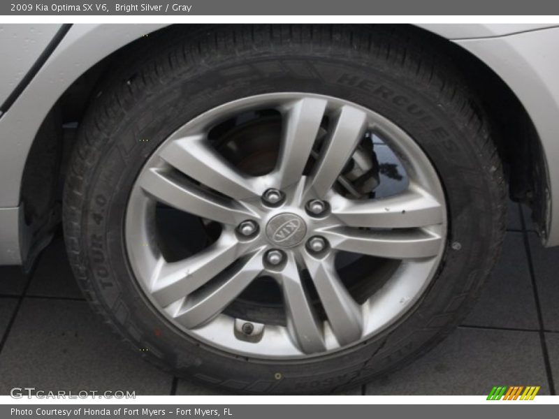 Bright Silver / Gray 2009 Kia Optima SX V6