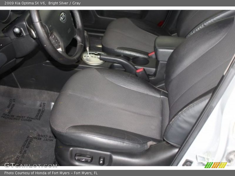 Bright Silver / Gray 2009 Kia Optima SX V6