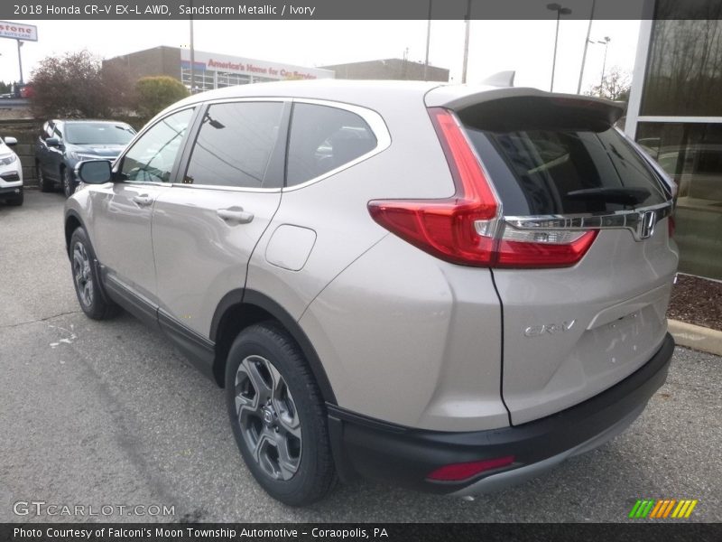 Sandstorm Metallic / Ivory 2018 Honda CR-V EX-L AWD