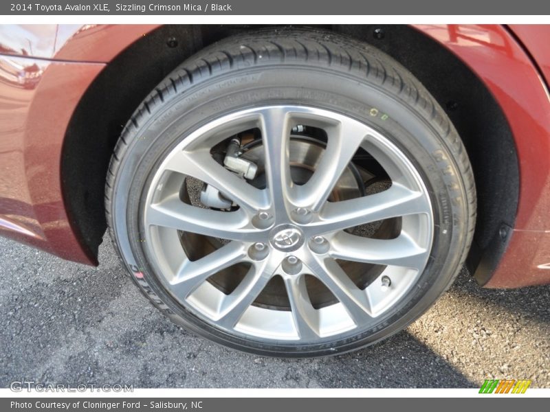 Sizzling Crimson Mica / Black 2014 Toyota Avalon XLE