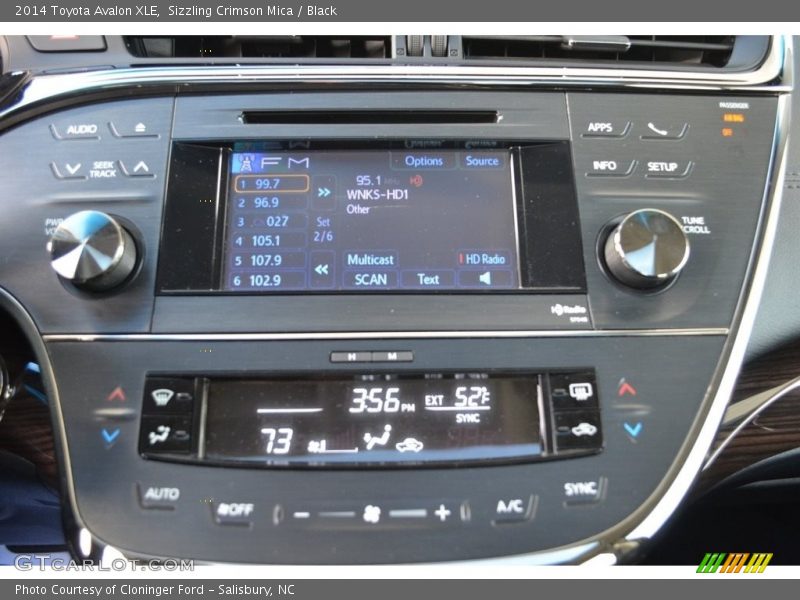 Sizzling Crimson Mica / Black 2014 Toyota Avalon XLE