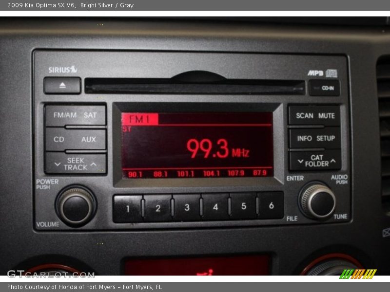 Bright Silver / Gray 2009 Kia Optima SX V6