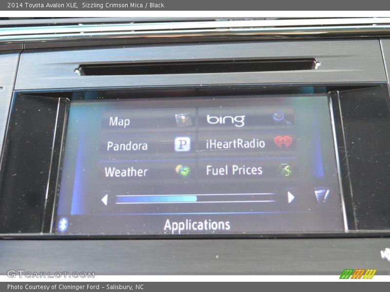 Sizzling Crimson Mica / Black 2014 Toyota Avalon XLE