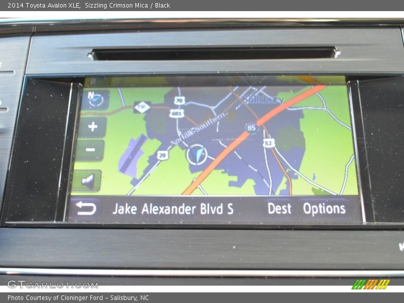 Sizzling Crimson Mica / Black 2014 Toyota Avalon XLE