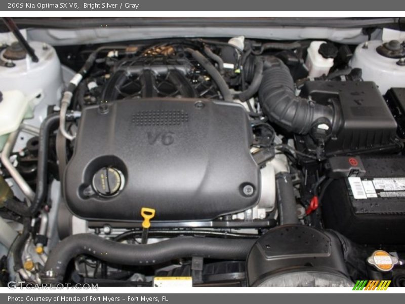 Bright Silver / Gray 2009 Kia Optima SX V6