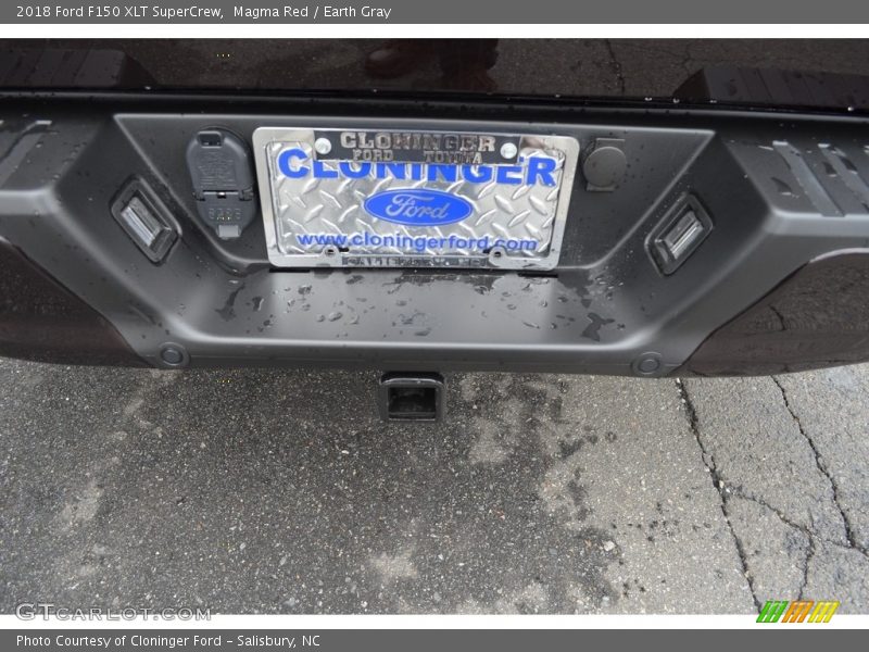 Magma Red / Earth Gray 2018 Ford F150 XLT SuperCrew