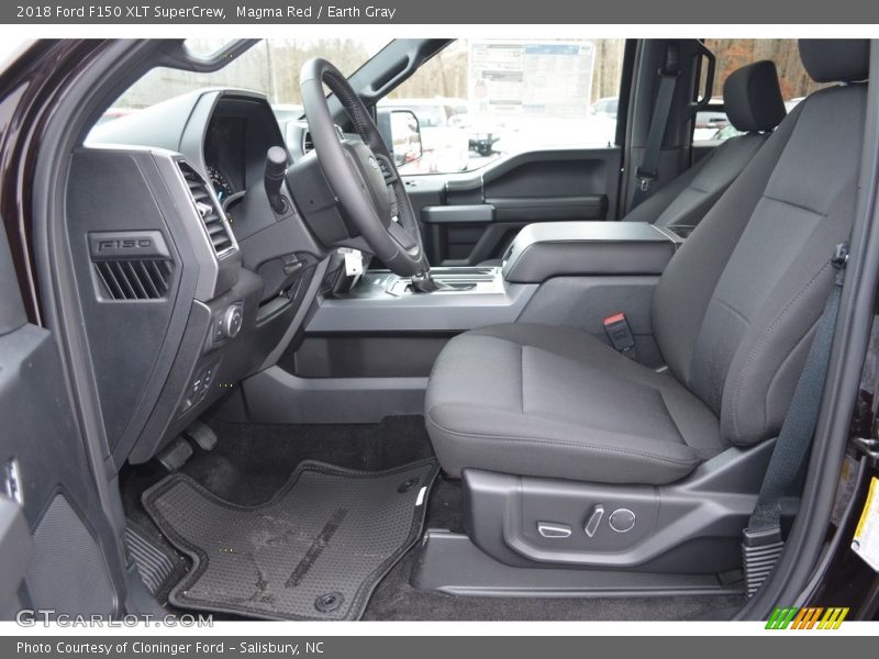 Magma Red / Earth Gray 2018 Ford F150 XLT SuperCrew
