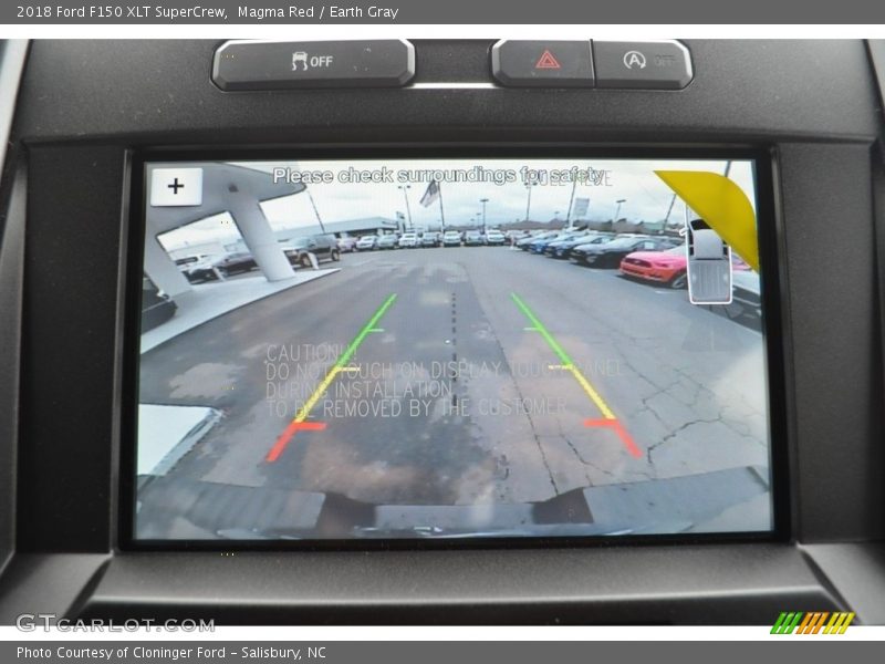 Magma Red / Earth Gray 2018 Ford F150 XLT SuperCrew