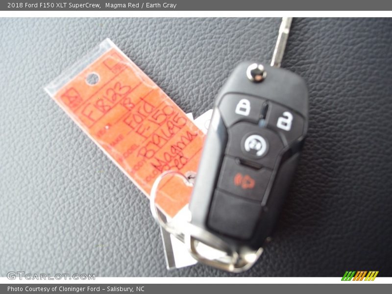 Magma Red / Earth Gray 2018 Ford F150 XLT SuperCrew