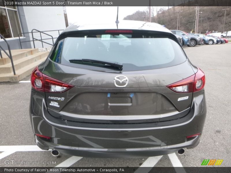 Titanium Flash Mica / Black 2018 Mazda MAZDA3 Sport 5 Door