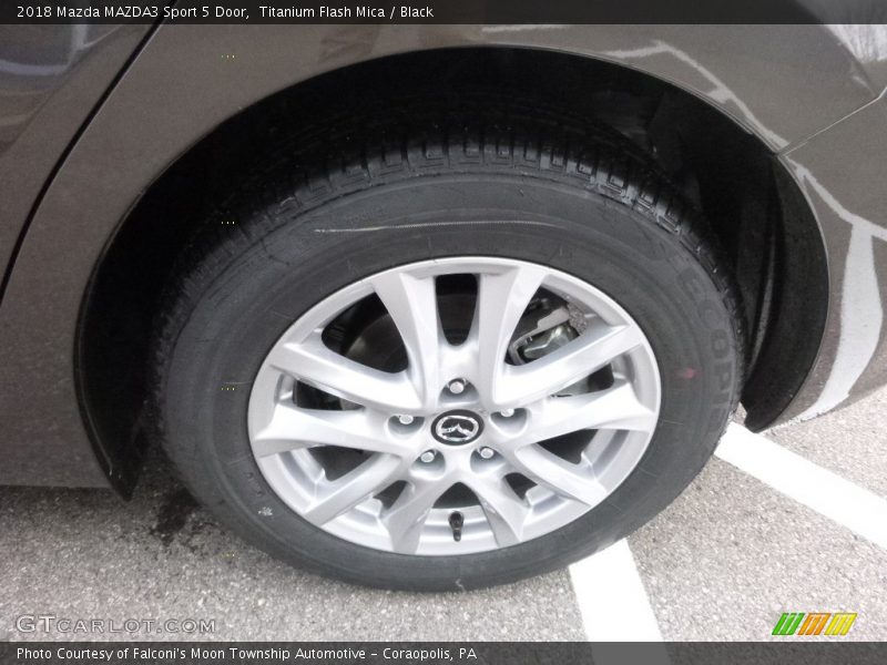 Titanium Flash Mica / Black 2018 Mazda MAZDA3 Sport 5 Door