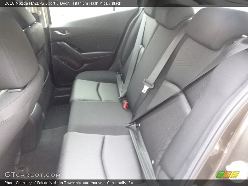 Titanium Flash Mica / Black 2018 Mazda MAZDA3 Sport 5 Door
