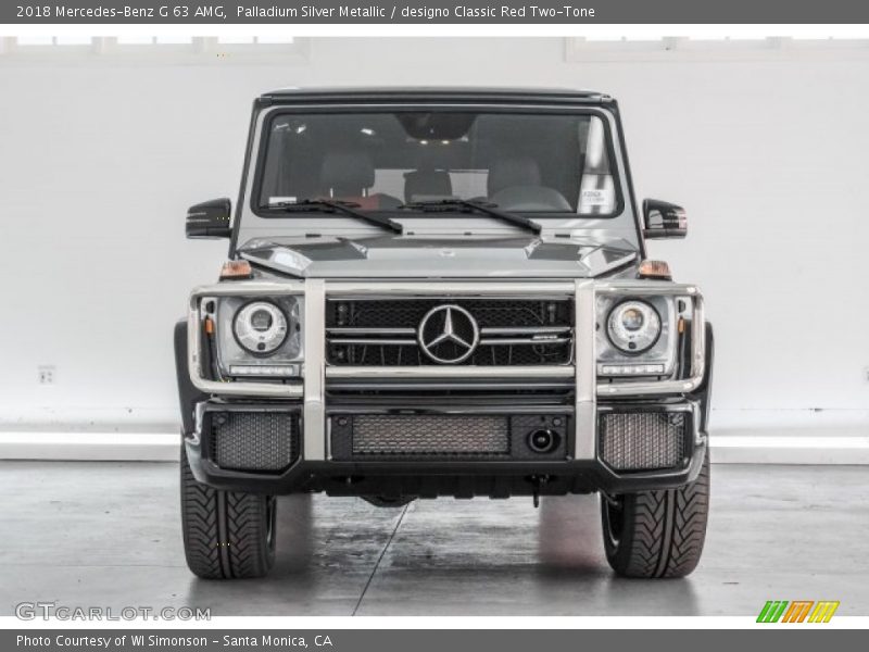 Palladium Silver Metallic / designo Classic Red Two-Tone 2018 Mercedes-Benz G 63 AMG