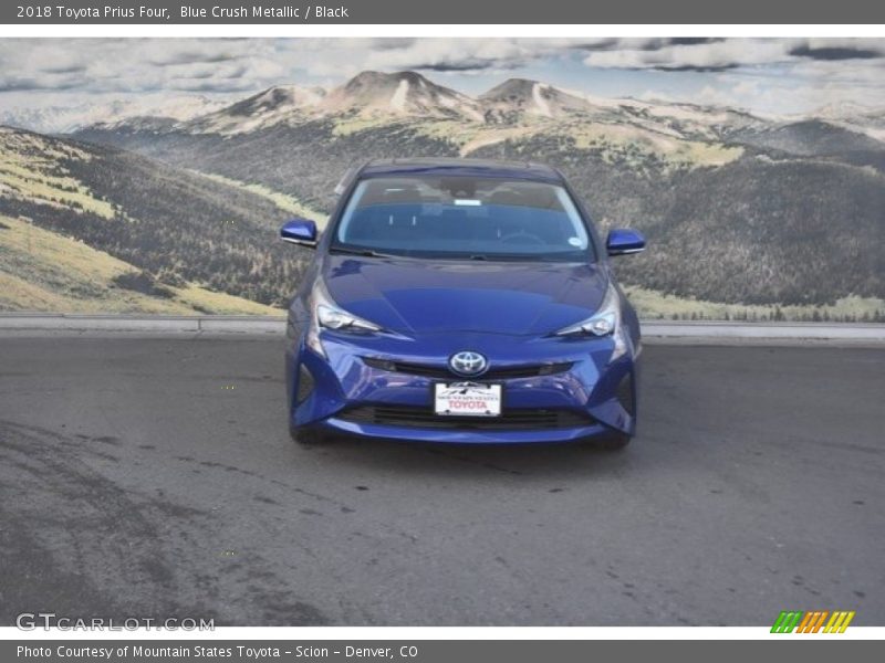 Blue Crush Metallic / Black 2018 Toyota Prius Four