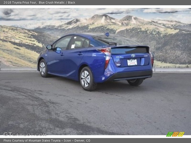 Blue Crush Metallic / Black 2018 Toyota Prius Four