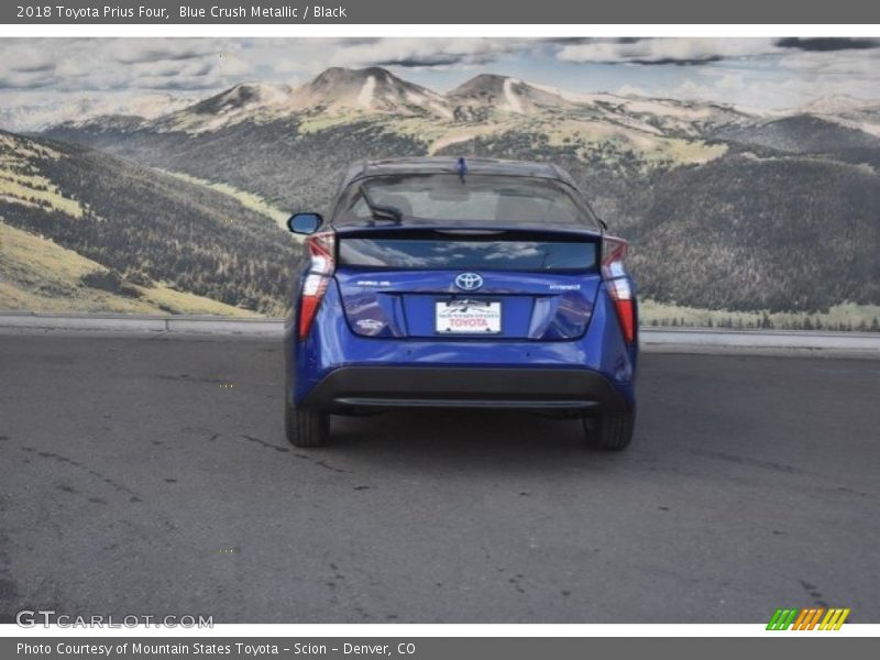 Blue Crush Metallic / Black 2018 Toyota Prius Four