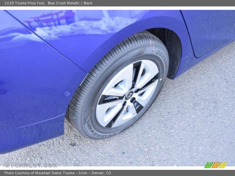 Blue Crush Metallic / Black 2018 Toyota Prius Four