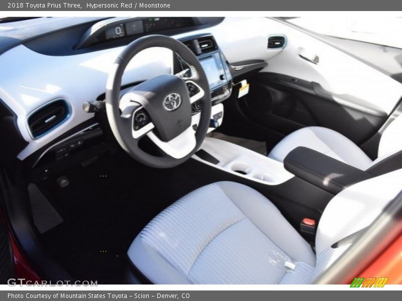  2018 Prius Three Moonstone Interior