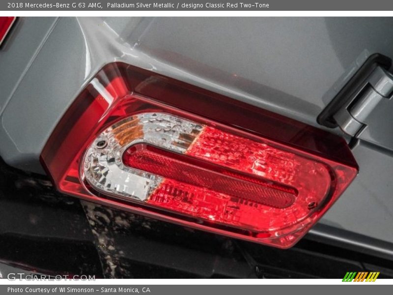 Palladium Silver Metallic / designo Classic Red Two-Tone 2018 Mercedes-Benz G 63 AMG