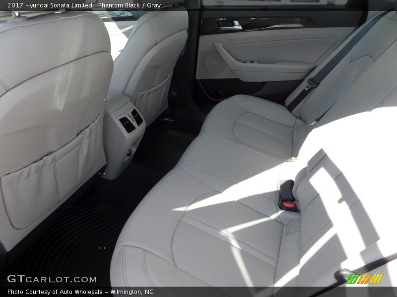 Phantom Black / Gray 2017 Hyundai Sonata Limited