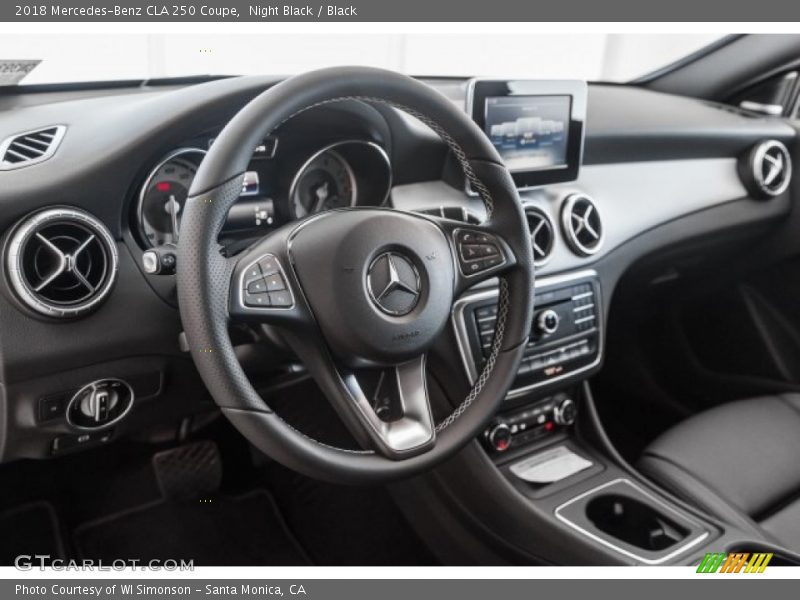 Night Black / Black 2018 Mercedes-Benz CLA 250 Coupe