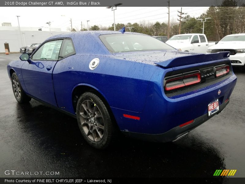 IndiGo Blue / Black 2018 Dodge Challenger GT AWD