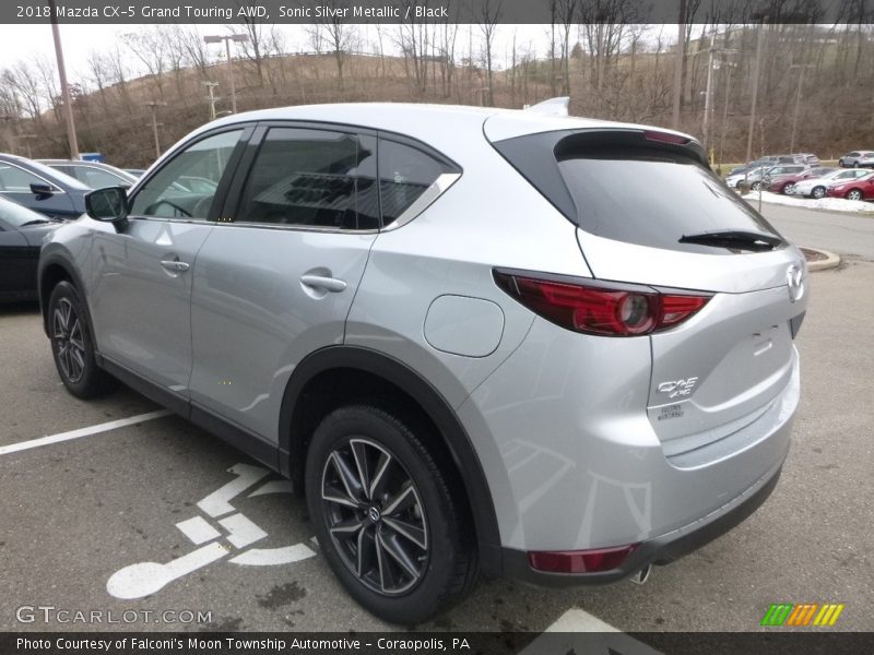 Sonic Silver Metallic / Black 2018 Mazda CX-5 Grand Touring AWD