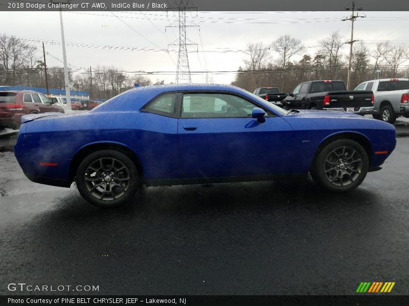 IndiGo Blue / Black 2018 Dodge Challenger GT AWD