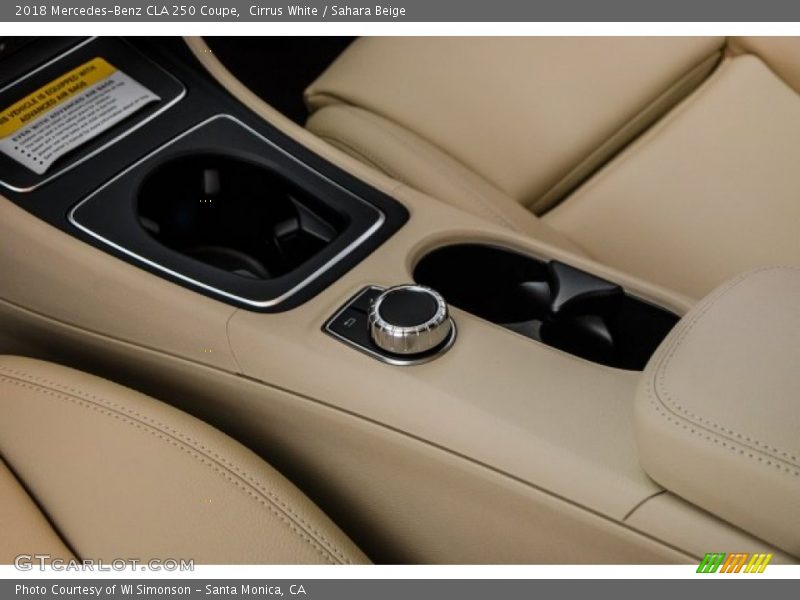 Cirrus White / Sahara Beige 2018 Mercedes-Benz CLA 250 Coupe