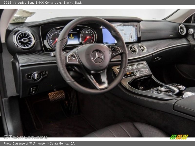 Black / Black 2018 Mercedes-Benz E 400 Convertible