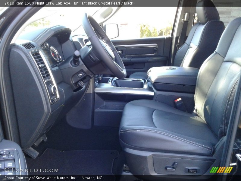 Brilliant Black Crystal Pearl / Black 2018 Ram 1500 Night Crew Cab 4x4