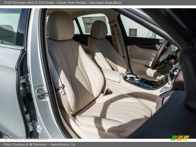 Iridium Silver Metallic / Macchiato Beige/Black 2018 Mercedes-Benz E 300 Sedan