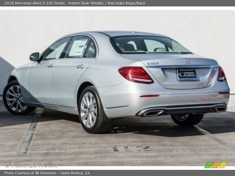 Iridium Silver Metallic / Macchiato Beige/Black 2018 Mercedes-Benz E 300 Sedan