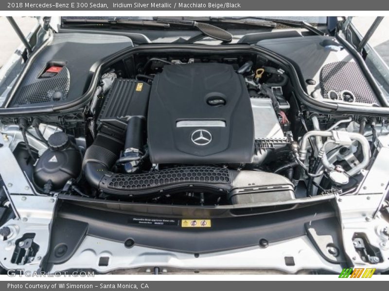 Iridium Silver Metallic / Macchiato Beige/Black 2018 Mercedes-Benz E 300 Sedan