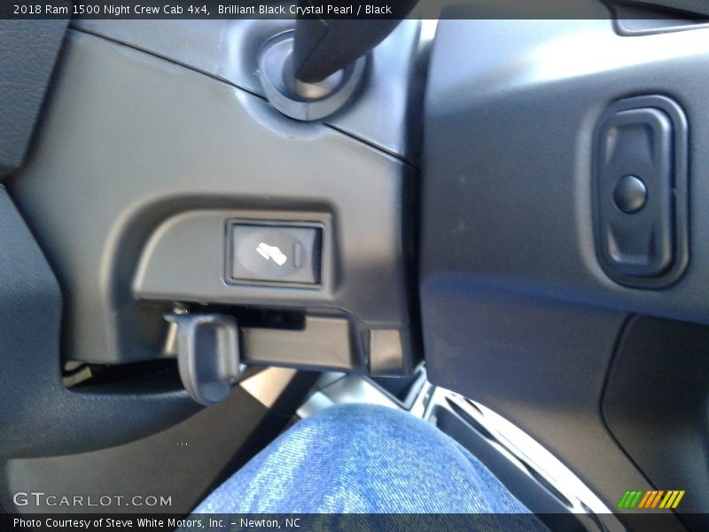 Brilliant Black Crystal Pearl / Black 2018 Ram 1500 Night Crew Cab 4x4