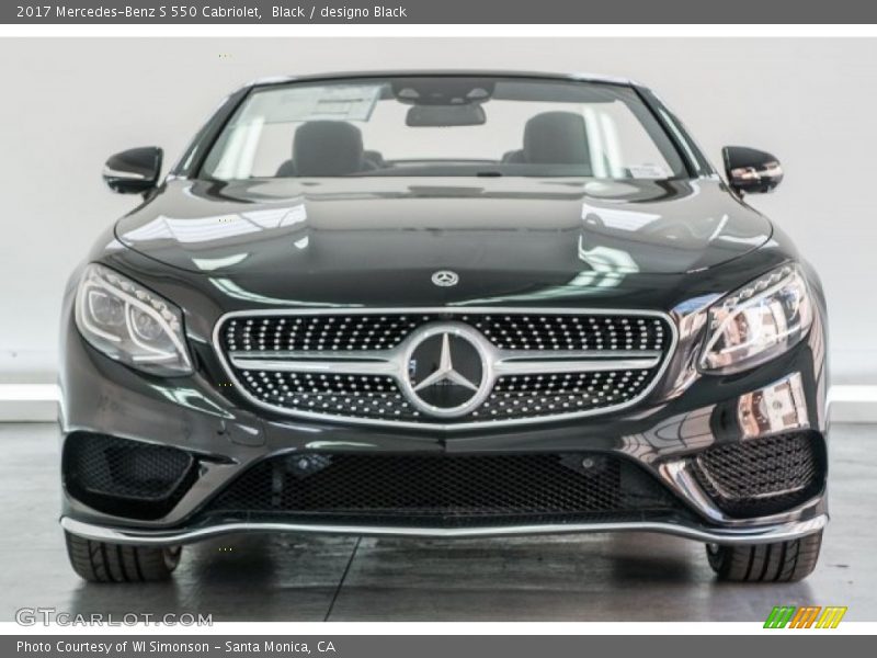 Black / designo Black 2017 Mercedes-Benz S 550 Cabriolet