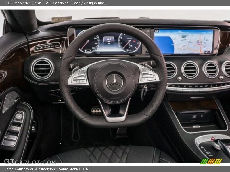 Black / designo Black 2017 Mercedes-Benz S 550 Cabriolet