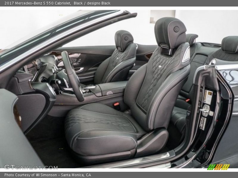 Black / designo Black 2017 Mercedes-Benz S 550 Cabriolet