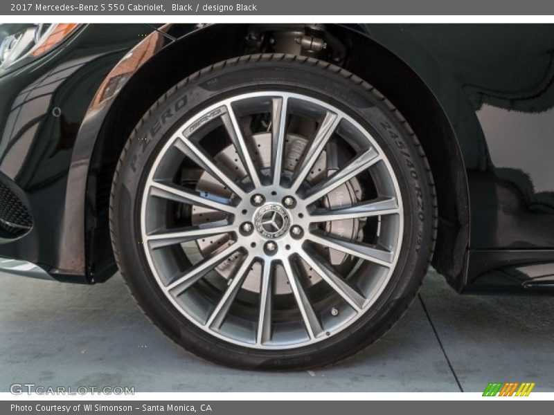 Black / designo Black 2017 Mercedes-Benz S 550 Cabriolet