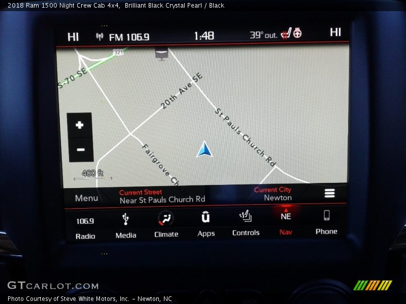 Brilliant Black Crystal Pearl / Black 2018 Ram 1500 Night Crew Cab 4x4