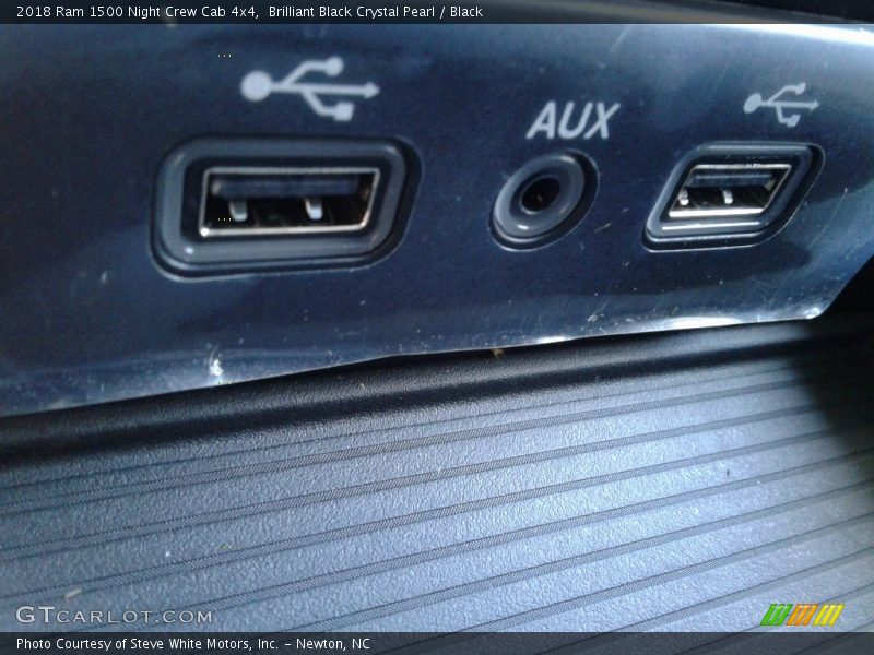 Brilliant Black Crystal Pearl / Black 2018 Ram 1500 Night Crew Cab 4x4