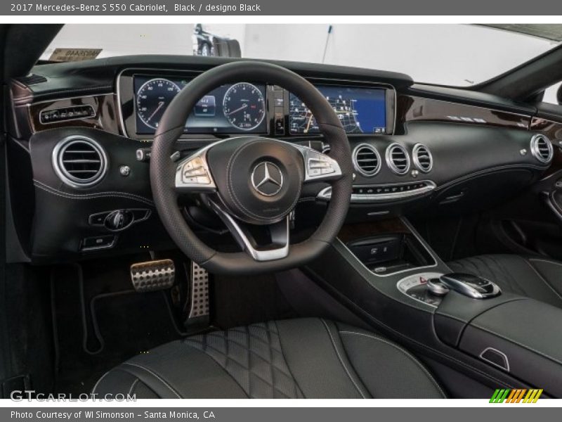Black / designo Black 2017 Mercedes-Benz S 550 Cabriolet
