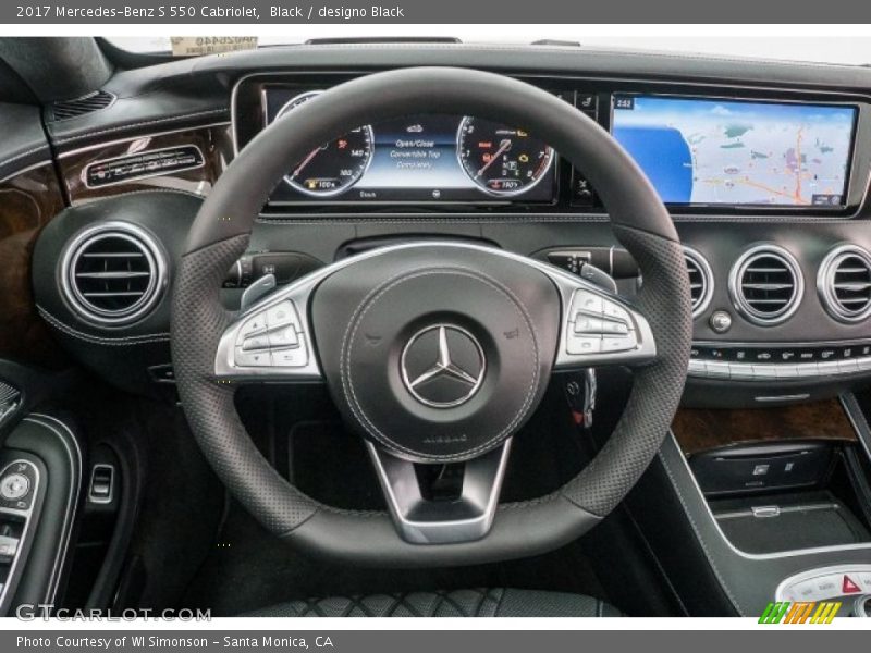 Black / designo Black 2017 Mercedes-Benz S 550 Cabriolet